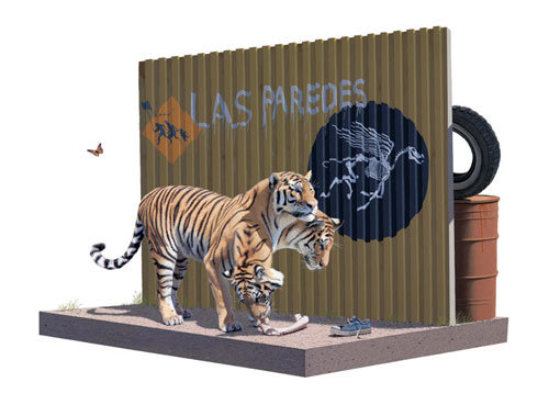 Josh Keyes - Cerberus